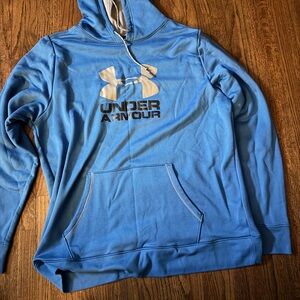 Under Armour Men's Light Blue Hoodie